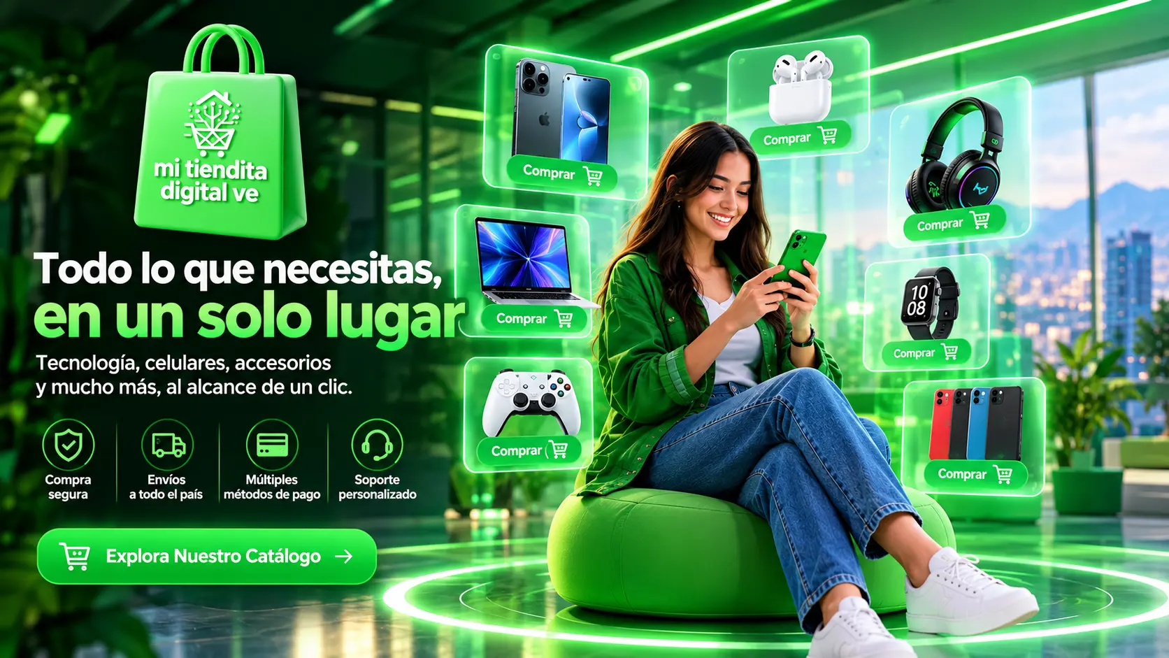 Mi Tiendita Digital Ve: tecnología, celulares y accesorios al alcance de un clic