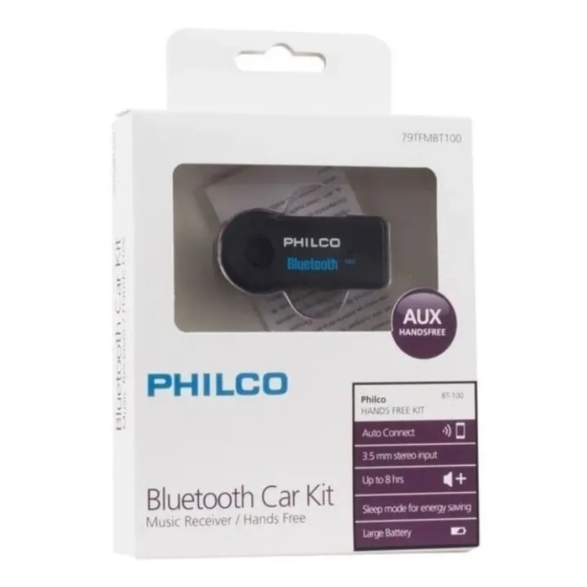 Bluetooth Car Kit Philco (receptor AUX)