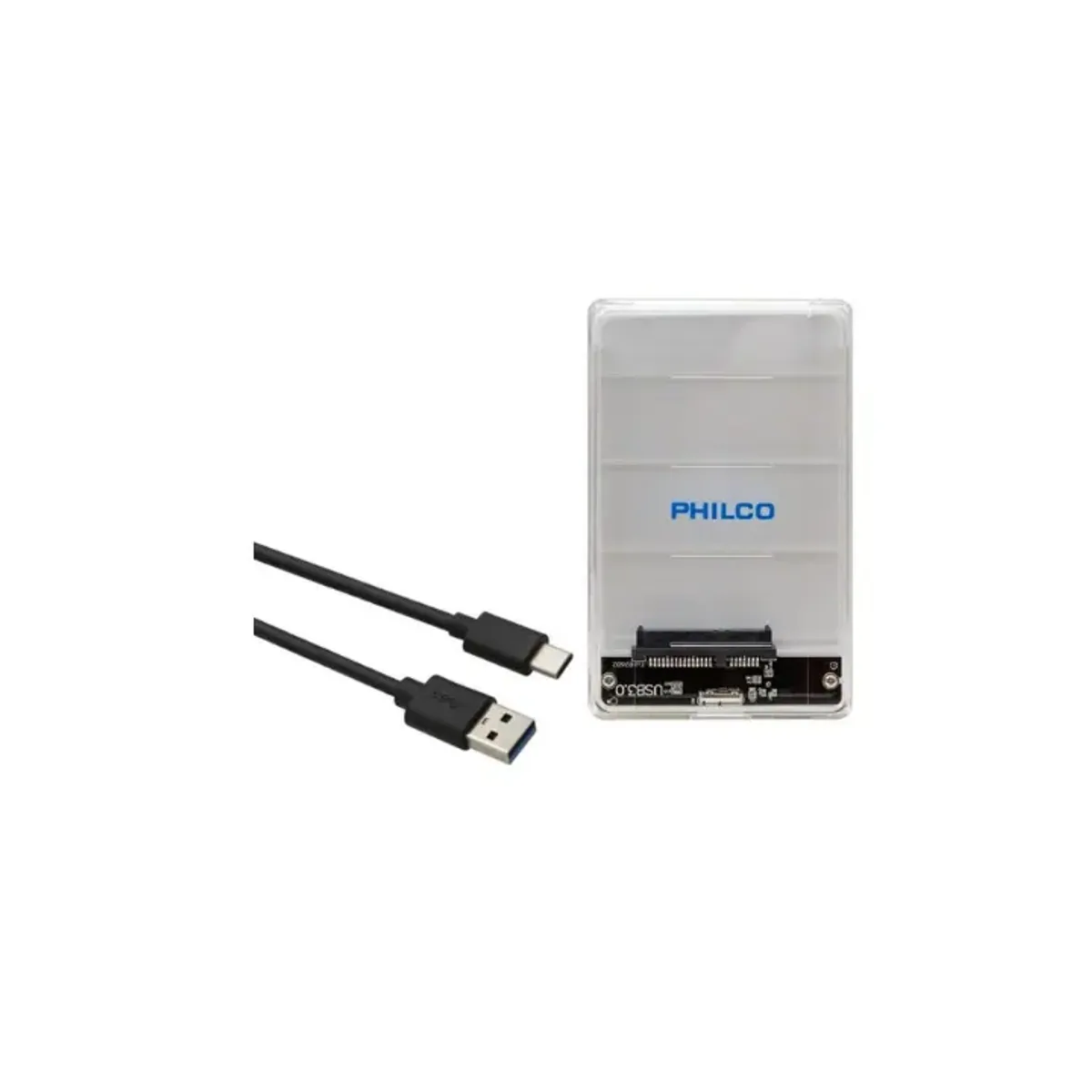 Cofre para disco duro/SSD 2.5" USB tipo C Philco