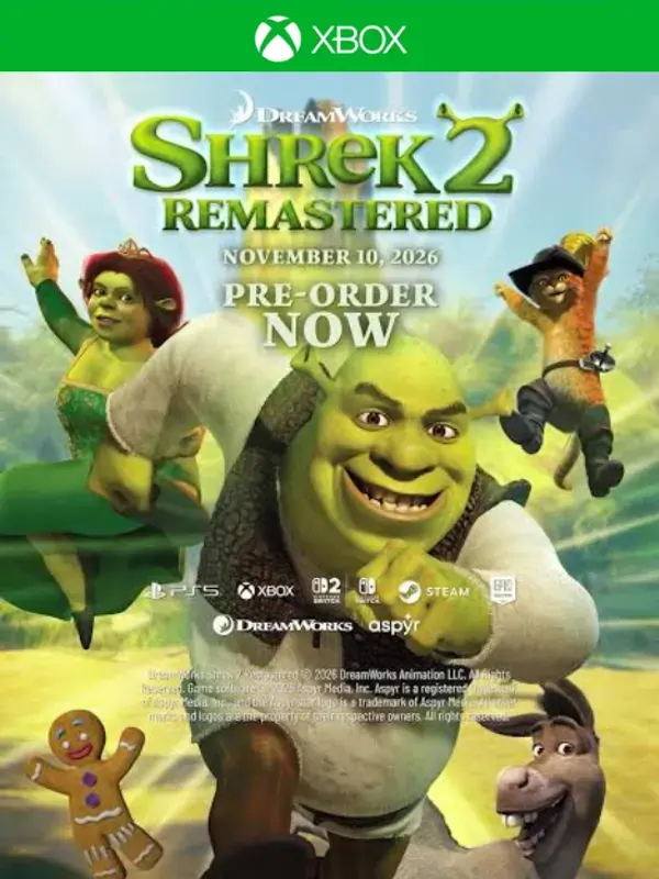 Shrek 2 Remastered Xbox