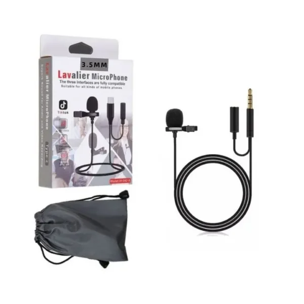 Microfono de Solapa Lavalier 3.5mm
