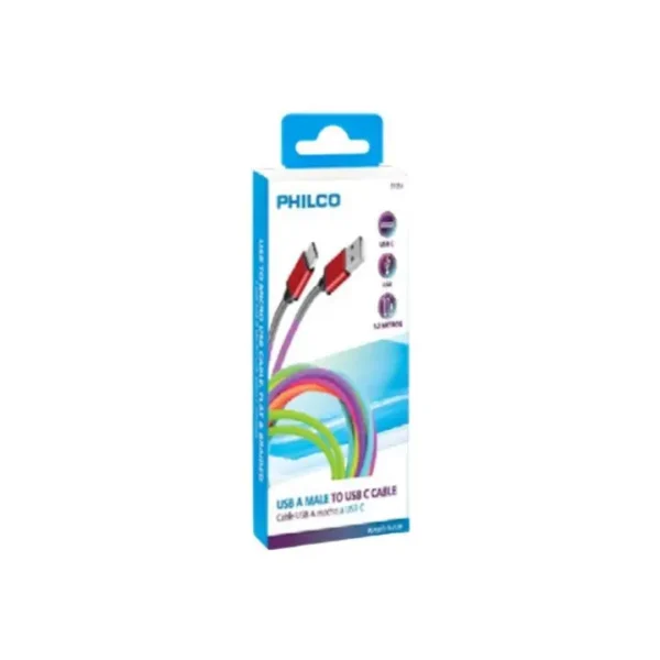 Cable tipo C Philco Arcoiris