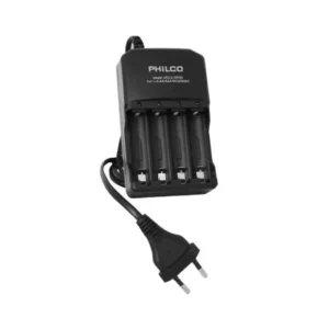 CARGADOR PILAS RECARGABLES AAAAA PHILCO1 Cargador Pilas Recargables Philco