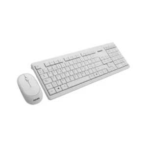 COMBO TECLADO MOUSE INALAMBRICO SPT6314 BLANCO PHILIPS1 Kit Teclado y Mouse Inalámbrico Philips Blanco