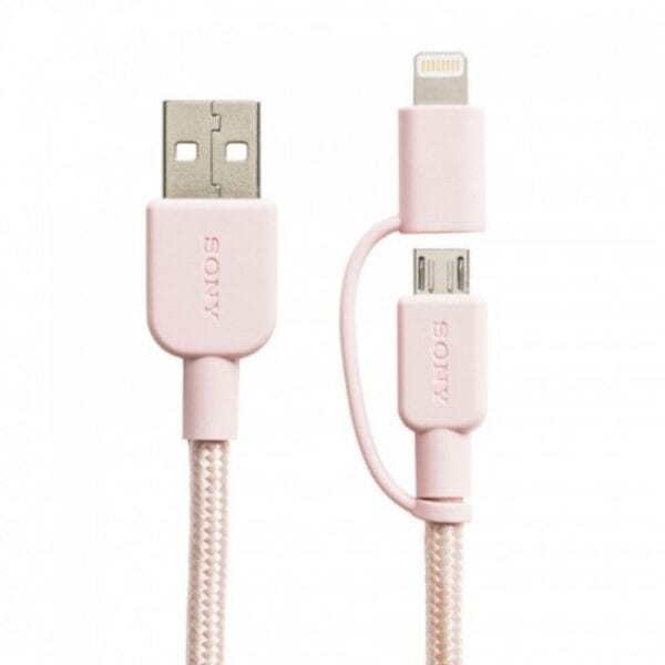 Cable Sony Lightning para Iphone y Micro Usb
