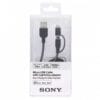 Cable Sony Lightning para Iphone y Micro Usb