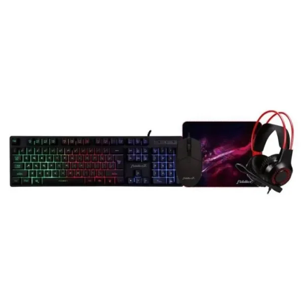 Fiddler Gaming Kit (Teclado-Mouse-Audífonos y Mousepad )