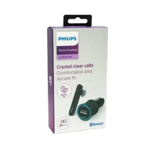 MANOS LIBRES PHILIPS CON CARGADOR1 Manos Libres Bluetooth Philips Con Cargador