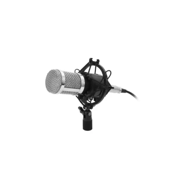 Microfono condensador para streaming con base y antipop philco Micrófono Condensador Para Streaming