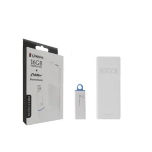 Powerbank 3000 mah + Pendrive Kingston de 16 Gb 3.0