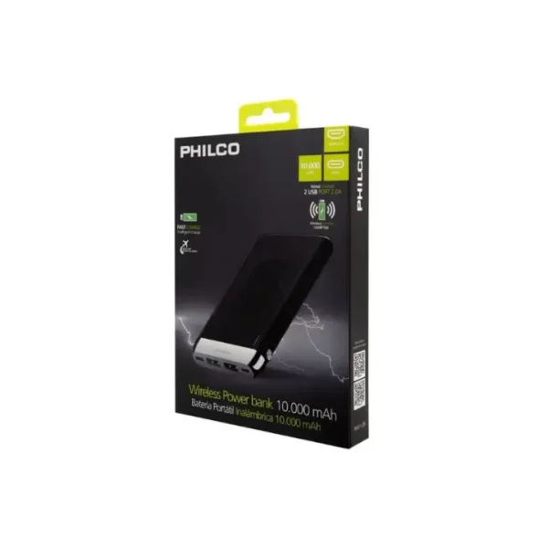 Powerbank Carga Inalámbrica Philco