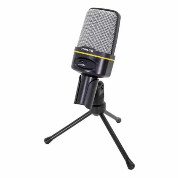 Micrófono condensador Philco con Soporte